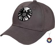 🛡️ xcoser captain shield hat cap - carol danvers hat cap - shield 2019 hat for women men - picture color - one size logo