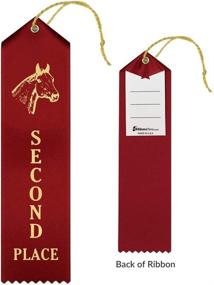 img 2 attached to 🏆 72 Horse Show Ribbons RibbonsNow - 1st to 6th Place - Set of 12 Ribbons per Place with Card & String