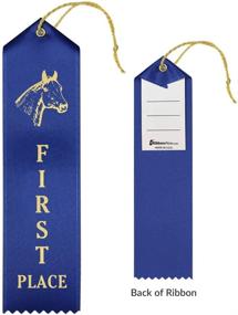 img 3 attached to 🏆 72 Horse Show Ribbons RibbonsNow - 1st to 6th Place - Set of 12 Ribbons per Place with Card & String