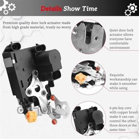 img 2 attached to Премиальное качество актуатора замка двери передний правый пассажирской стороны для Cadillac, GMC, Chevrolet, Buick, Pontiac - OEM# 931-319 Замена.