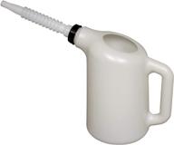 🛢️ lisle 19732 plastic oil dispenser - 6 quarts, white: the ultimate solution for effortless oil dispensing! logo