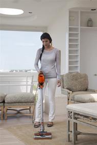 img 3 attached to 🦈 Shark Rocket HV301: Ultra-Light Corded Vacuum for Powerful Carpet and Hard Floor Cleaning - Gray/Orange