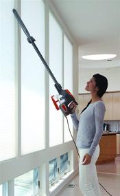 img 2 attached to 🦈 Shark Rocket HV301: Ultra-Light Corded Vacuum for Powerful Carpet and Hard Floor Cleaning - Gray/Orange