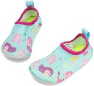 👣 ranly smily boys' barefoot toddler water shoes logo