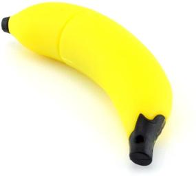 img 2 attached to 🍌 Милый мультяшный миниатюрный банановый флеш-накопитель - USB-флешка 32 ГБ USB2.0 для детей, студентов и сотрудников - Идеальный подарок для учителей и коллег