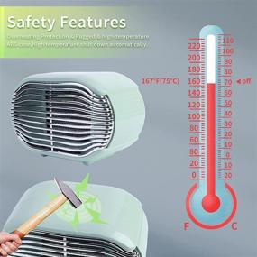 img 2 attached to Qudodo Portable Electric Overheat Protection Heating, Cooling & Air Quality