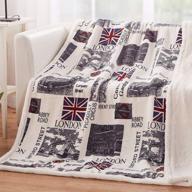 ustide fleece blanket british sherpa логотип