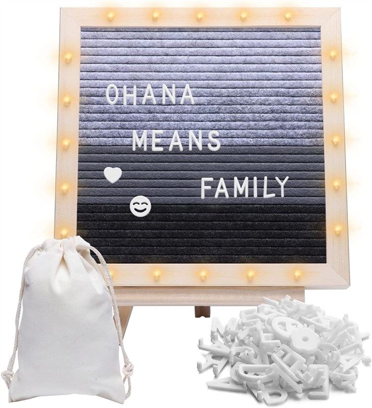 Letter Board Stand Built Lights Retail Store Fixtures & Equipment Avis