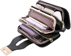 img 1 attached to Chic and Versatile: kilofly Women's Faux Leather Chain Clutch Party Purse Shoulder Bag + Money Clip