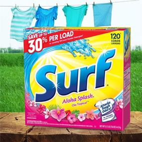 img 3 attached to 🌊 Surf Aloha Splash Laundry Detergent, 156 oz, 120 Loads