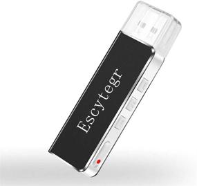 img 4 attached to Escytegr Mini Voice Recorder - Digital Sound Audio Recorder 8GB USB Flash Driver MP3 🎙️ Player Dictaphone – Earphone Included | Ideal for Lectures, Meetings & Interviews | Non-flashing Light Recording