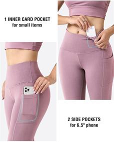 img 2 attached to 👖 Stylish and Functional: LZYVOO Women's Biker Shorts with Pockets for Workouts & Yoga, High Waist Comfort Included