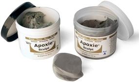 img 1 attached to 🔧 Aves Apoxie Sculpt: Premium 2 Part Modeling Compound (A&B) - 1 Pound, Silver Grey