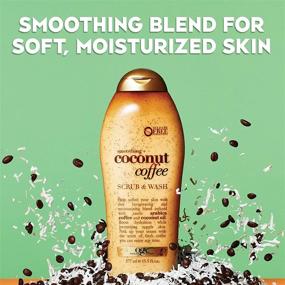 img 1 attached to ☕ Revitalizing and Exfoliating: OGX Coffee Scrub and Wash with Coconut-Enriched Formula - 19.5 Fl Oz