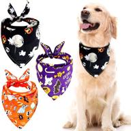 halloween dog bandanas breathable comfortable logo