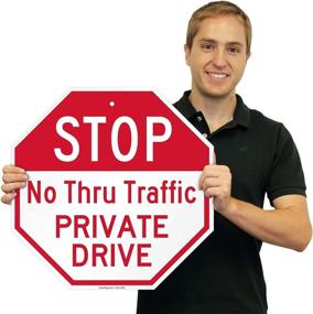 img 3 attached to Stop Traffic Private SmartSign Aluminum