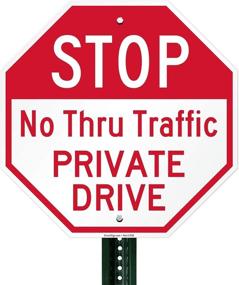 img 2 attached to Stop Traffic Private SmartSign Aluminum