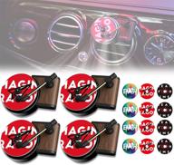 retro record player car air freshener - fragrance diffuser for car, truck, office, and home logo