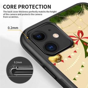 img 2 attached to Chicken IPhone 11 Case With Grip Ring Holder Multi-Function Cover Slim Soft And Hard Tire Shockproof Protective Phone Case Slim Hybrid Shockproof Case For IPhone 11 (Christmas Tree)