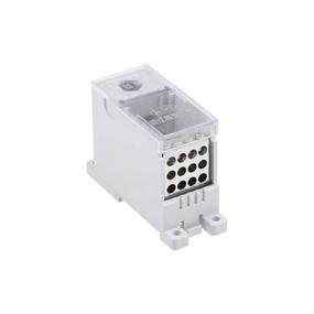 img 3 attached to 🔌 uxcell 12-Port DIN Rail Terminal Blocks, 660V 250A Connectors Distribution Block with 1 Input