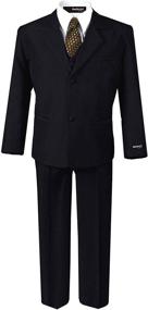 img 1 attached to Gino Giovanni Formal Boys Black Boys' Clothing