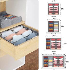 img 1 attached to Органайзер для нижнего белья DIMJ Складной моющийся