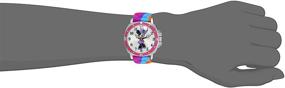 img 3 attached to 🔵 Disney Kids' MN1104 Watch with Vibrant Tie Dye Rubber Band