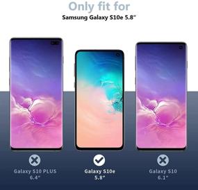 img 3 attached to 📱 Набор из 2+2 пленок TOCOL для защиты экрана и объектива камеры Samsung Galaxy S10e - высокая четкость изображения, без пузырьков, легкая установка с помощью поддона.