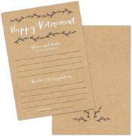 retirement party advice wishes cards logo
