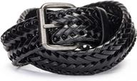 👔 stylish and trendy: tanpie fashion braided leather strap men's accessories for the fashion-forward gentlemen logo