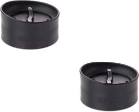 img 3 attached to ☕ Cafe Cap 2.0 - Wide Mouth Coffee Mug Cap, Black, One Size (2-Pack) - Leak-proof Design