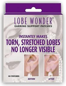 img 1 attached to 💎 Lobe Wonder Repair Earring Support Patches - 180 Count (3 Pack)