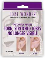 💎 lobe wonder repair earring support patches - 180 count (3 pack) logo