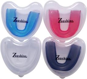 img 3 attached to Zooshine 4 Sets Moldable Mouth Guards Box Package - BPA Free Silicone Material for Sports: Basketball, Boxing, Taekwondo, Football, Kickboxing