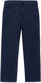 img 1 attached to IZOD Toddler School Uniform Twill Boys' Clothing for Pants