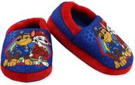 adorable patrol chase marshall toddler boys' slippers: comfy & cute shoes logo