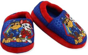 img 4 attached to Adorable Patrol Chase Marshall Toddler Boys' Slippers: Comfy & Cute Shoes