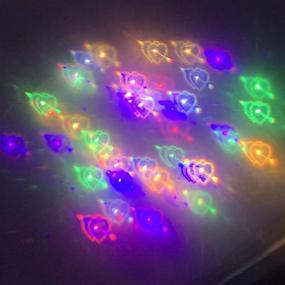 img 1 attached to 👓 50 Packs of DeHasion Novelty Heart Glasses: 3D Glasses, Diffraction Glasses, Arrow Through 2 Hearts Glasses, Ideal for Raves, Music Parties, Holiday Lights, Fireworks Displays, Concert Lights