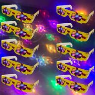 👓 50 packs of dehasion novelty heart glasses: 3d glasses, diffraction glasses, arrow through 2 hearts glasses, ideal for raves, music parties, holiday lights, fireworks displays, concert lights logo