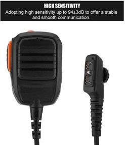 img 2 attached to 🎙️ Enhanced sensitivity Speaker Mic with 360° Back Clip for Hytera Walkie Talkies - PD700, PD700G, PD708, PD702G, PD780, PD780G, PD788, PD782, PD705, PD705G, PD785, PD785G