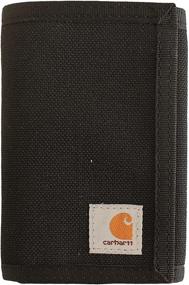 img 4 attached to Кожаный бумажник Carhartt Trifold, контрастный