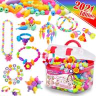 🌟 spark creativity with funzbo snap beads: a must-have girls' toy! logo