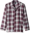 izod advantage flannel pajama 4x large men's clothing for sleep & lounge logo