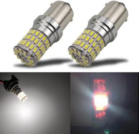 img 4 attached to 💡 9-30V iBrightstar LED Bulbs - Ultra Bright 1156 1141 1003 BA15S Replacements for Backup Reverse Lights, Brake Tail Lights, and RV Camper Lights in Xenon White
