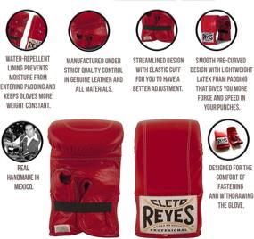 img 2 attached to 🥊 Cleto Reyes Boxing Gloves: Premium Bag Gloves with Elastic Cuff for Both Men and Women – Ideal for MMA