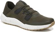 👟 premium dr scholls olive fabric sneaker: stylish and comfortable footwear choice logo