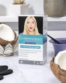 img 4 attached to 🥥 Color Oops Conditioning Bleach Kit: Blend of Coconut Oil for Effective Results