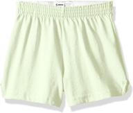 soffe authentic cheer short for girls logo