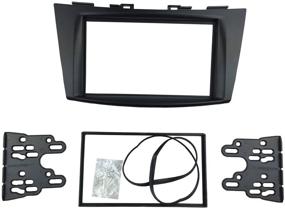 img 1 attached to 🚗 Enhance Your SUZUK Swift/Ertiga Dash with DKMUS Double Din Radio Stereo Installation Trim Kit: 2011 Up Swift, 2012 Up Ertiga Fascia