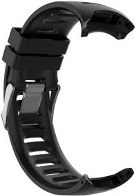 img 2 attached to 📱 ZSZCXD Silicone Wristband Replacement Watch Band for Garmin Forerunner 610 GPS Smart Watch - Compatible and Effective